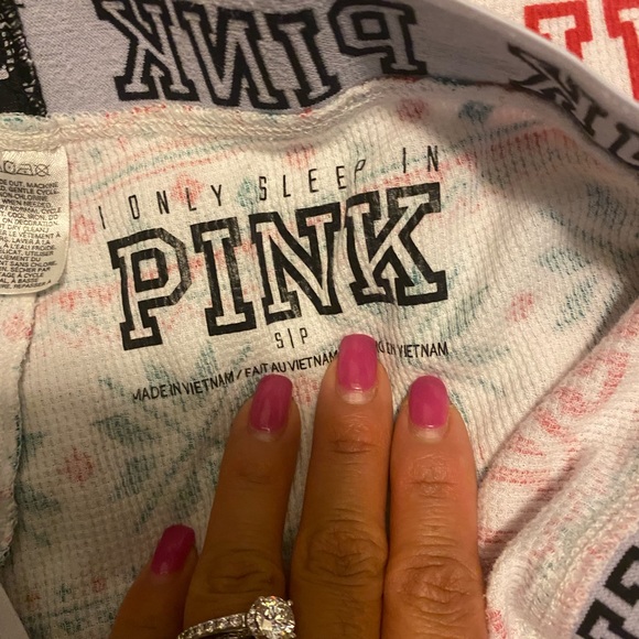 Pajama pants size small I only sleep in pink! soft& comfy 🔥🔥🔥🔥🔥🔥🔥 - Picture 7 of 8
